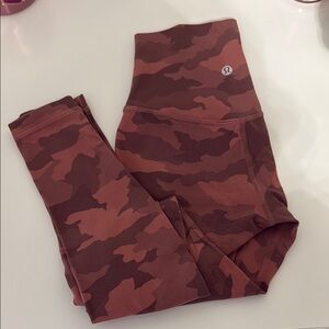 Lululemon Camo Leggings - size 0